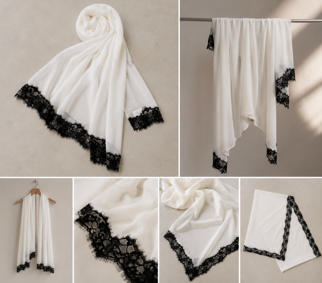 Snow Noir Lace