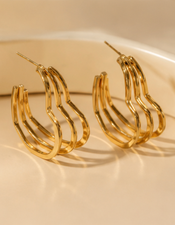 Curved Triple Hoops