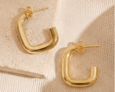 Soft Square Hoops