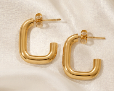 Soft Square Hoops